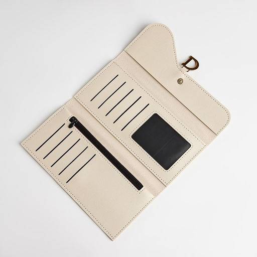 Кошелёк на молнии, цвет бежевый - Nazamok фото 5