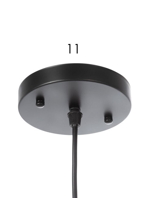 Светильник подвесной N6483/1HQ, 1х60Вт, E27, чёрный