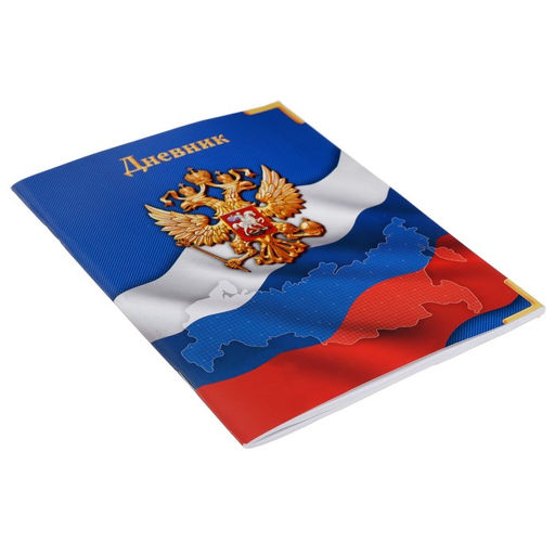 Цена за 5 шт. Дневник школьный для 1-11 классов, «Госсимволика России», мягкая обложка, 40 листов