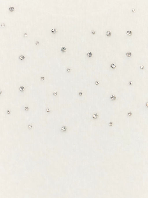 Джемпер с коротким рукавом со стразами / Zarina  фото 3