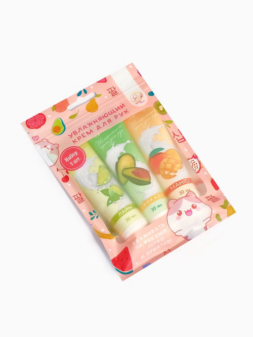 Крем для рук Фруктовая вечеринка, набор 3 шт. - Simaland фото 3