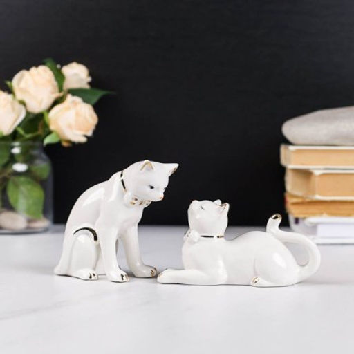 Статуэтка Кошки 2 штуки 8 см / B1002 /уп 48/ - Галеонтрейд фото 2