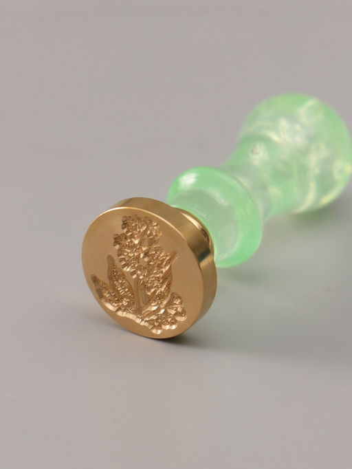 Подарочный набор для сургучной печати «Растение», печать, ручка, сургуч, 12.5×10×3.6 см