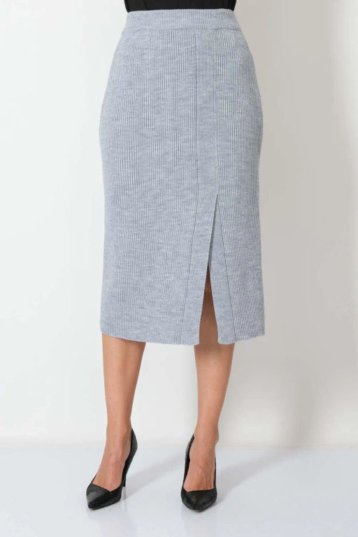 ЗЛАТА Юбка И 002/серый