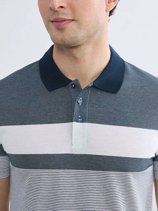 Polo Yaka ?izgili Pike Ti??rt