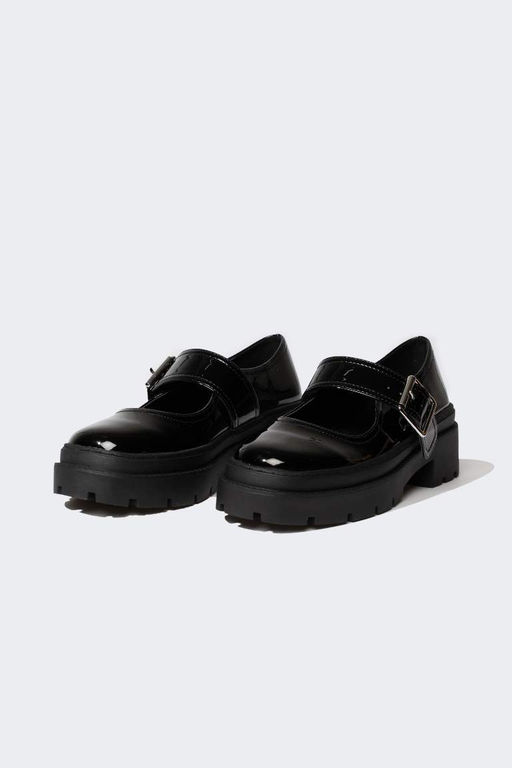 Женские классические туфли из искусственной кожи на толстой подошве - Defacto фото 2