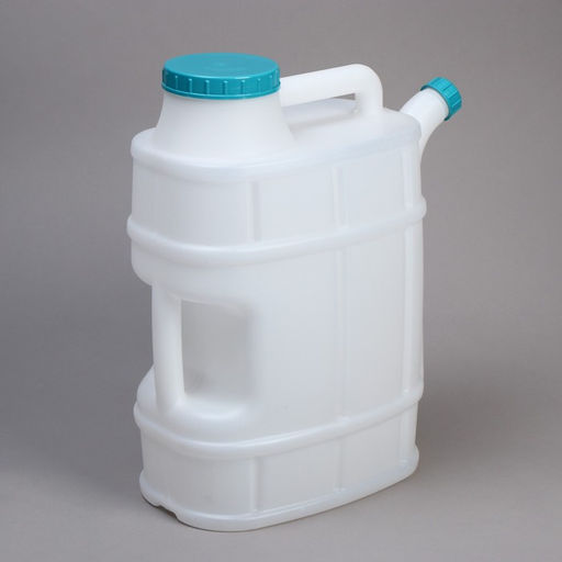 Канистра пищевая «Бочонок», 20 л, пластиковая, со сливом, белая