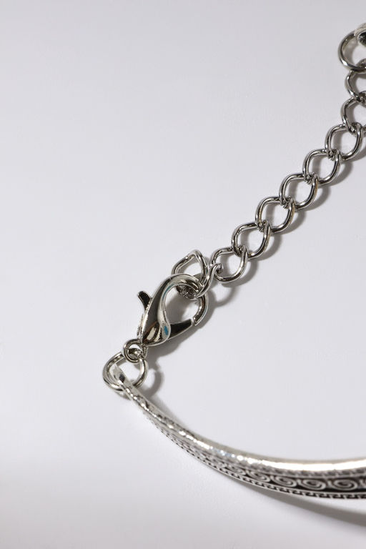 Браслет ассорти «Бирюзовый мир» круг, цвет голубой в серебре, L=19 см