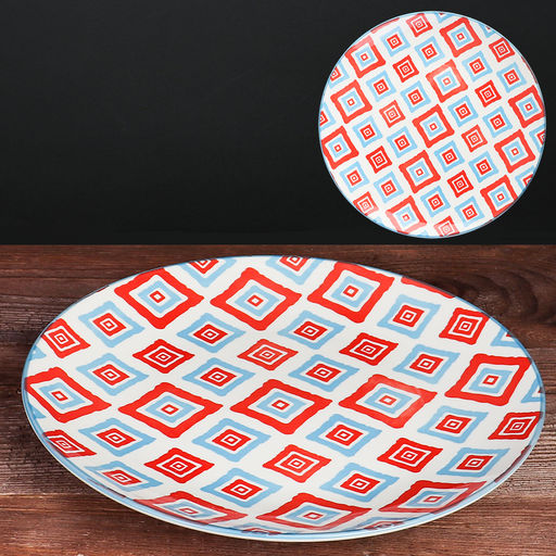 Блюдо круглое 27 см керамика / ZY012 /уп 36/ - Галеонтрейд фото 9