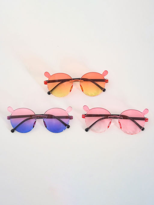 Цена за 2 шт. Карнавальные очки «Круглые» градиент, цвета МИКС