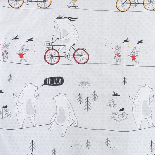 Постельное белье Этель 1.5 сп Brave bear 143х215 см, 150х214 см, 50х70 см -1 шт,100% хлопок, бязь  фото 3