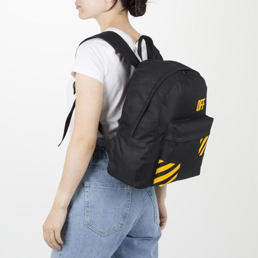 Рюкзак молодёжный Off, 33х13х37 см, отдел на молнии, наружный карман, цвет чёрный - Nazamok фото 7