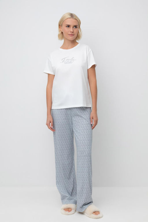 Е 20148/сахар,восточный орнамент пижама жен