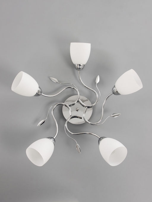 Люстра 11175/5CR, 5х60Вт, E27, 64х64х22 см