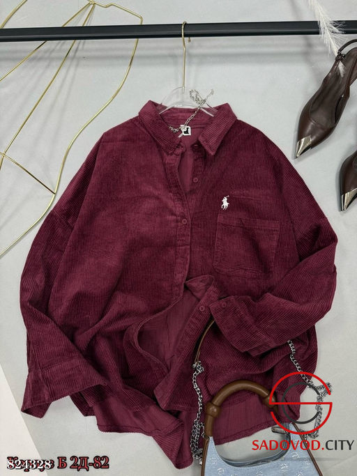 Рубашка женская вельветовая