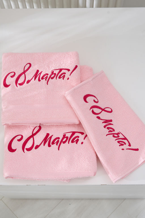 14418/14 "8 марта"полотенце махровое плотность 350гр