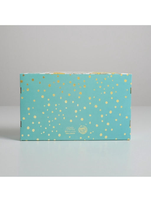 Цена за 5 шт. Коробка для эклеров, кондитерская упаковка, 5 вкладышей, «Для тебя», 25.2×15×7 см