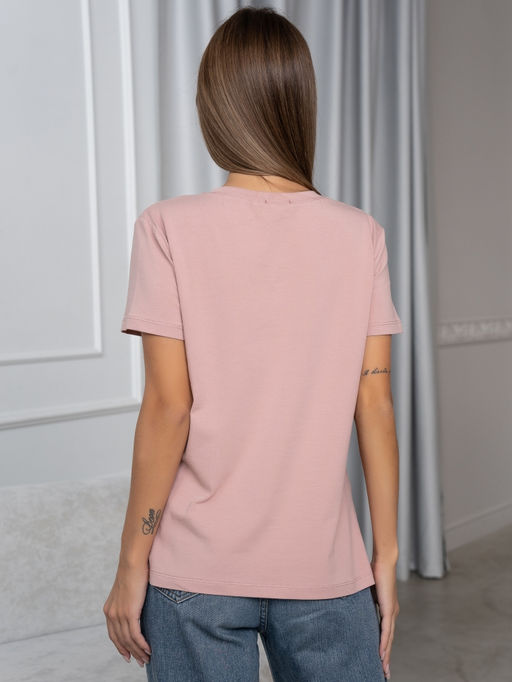 Футболка кулирка с лайкрой (хлопок 95%, лайкра 5%). - Binita фото 7