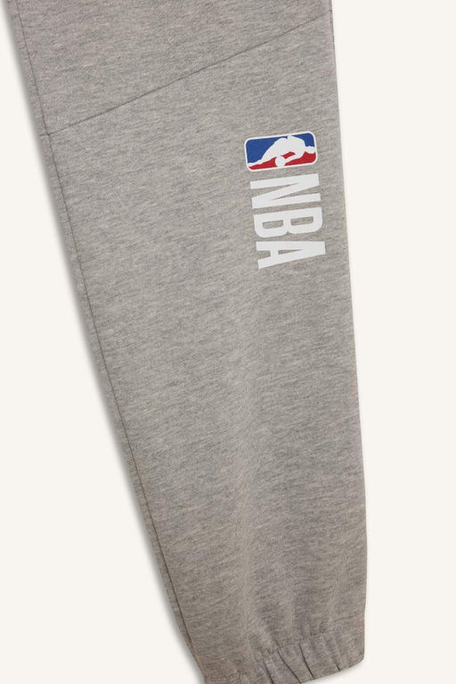 DeFactoFit Длинные спортивные штаны стандартного кроя с надписью NBA с карманами фото 9