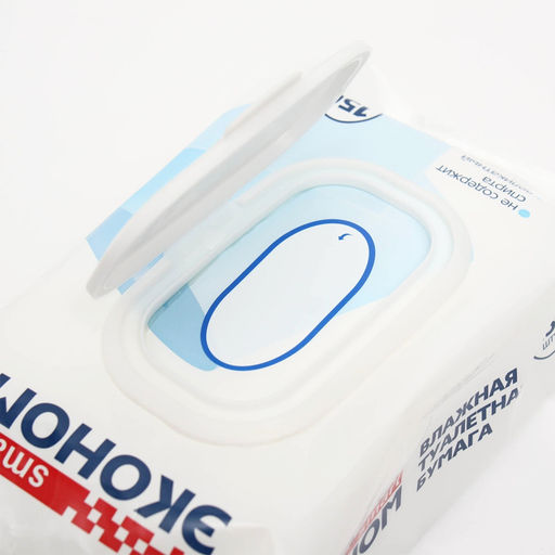 Влажная туалетная бумага ЭКОНОМ SMART №150 с ромашкой арт. 72316