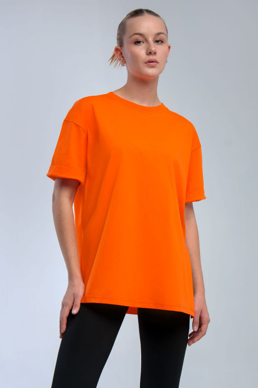 Арт. 31120 Футболка женская 44-52 (5 шт) Цвет:оранжевый - Калинка фото 7