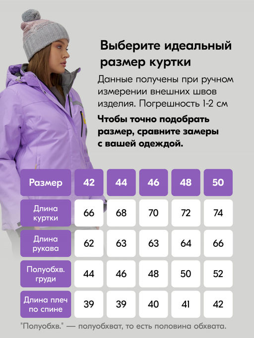 Горнолыжный костюм женский зимний сиреневого цвета 07017Sn - Chunmai фото 5