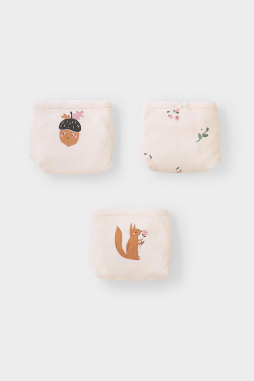 К 1909-3уп/сливки,ягодная полянка Ал набор трусы для дев - Crockid фото 3