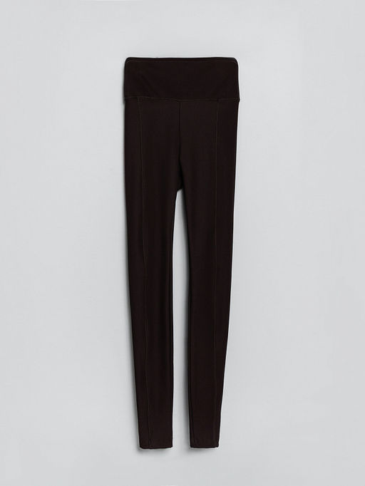 Леггинсы спортивные женские коричневые - Mark formelle фото 5