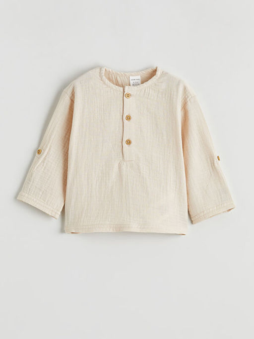 Erkek Bebek M?slin G?mlek ve Pantolon