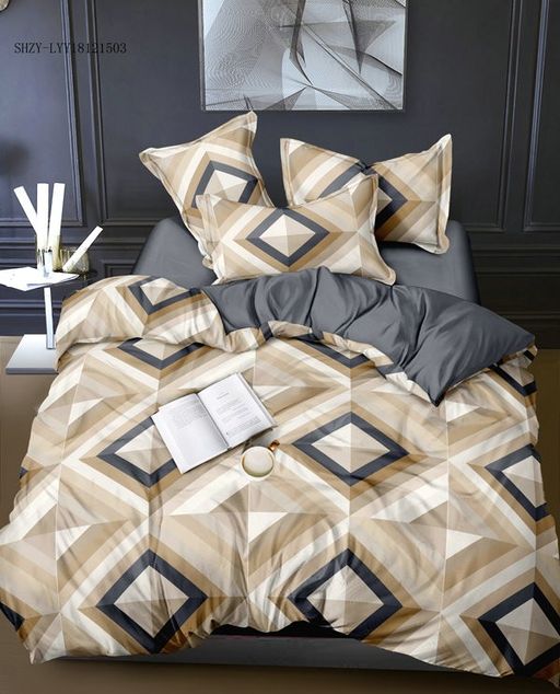 Постельное белье - Поплин Премиум 1717 Призма Семейный (молния) - Luteks фото 2