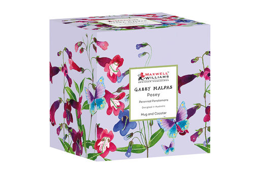 Кружка с подставкой Пенстемоны, 0,4 л - Maxwell & Williams фото 8