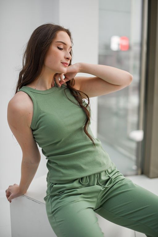 Майка Кашкорсе рубчик ЛАПША - Оптима фото 54