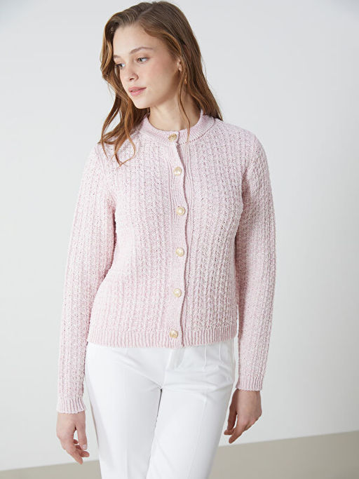 Bisiklet Yaka Ekose Kad?n Triko H?rka