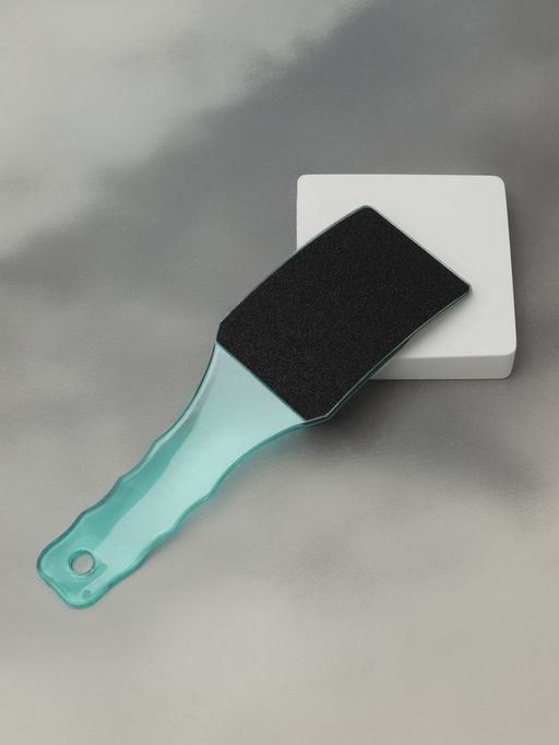 Цена за 2 шт. Пилка для пяток, эргономичная, наждачная, двусторонняя, 23 см, МИКС