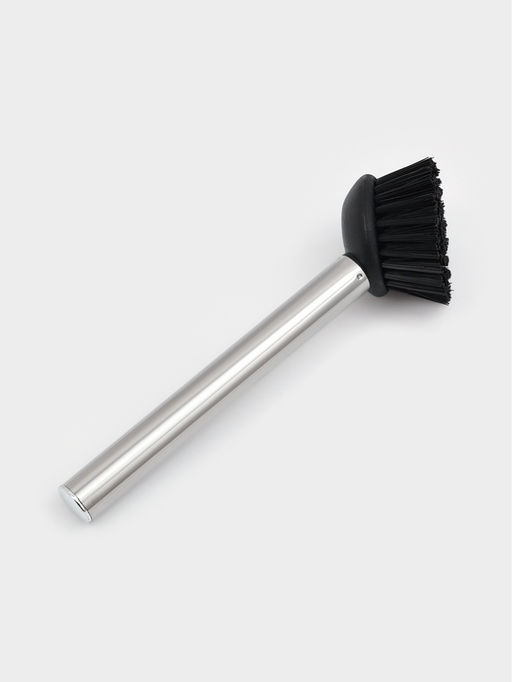 Дозатор для моющего средства Доляна «Милитари», 370 мл, с губкой и щёткой, белый