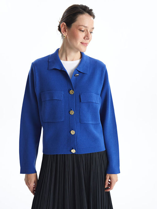 G?mlek Yaka Kad?n Triko H?rka