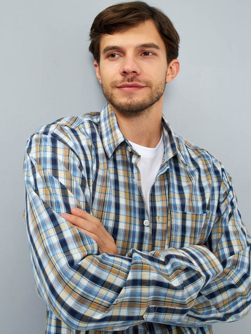 Рубашка мужская _ 07355 - F5 фото 4