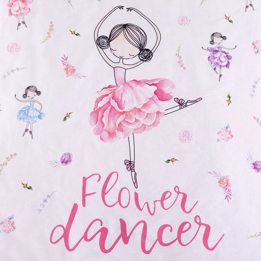 Постельное бельё Этель 1.5 сп Flower dancer 143х215 см, 150х214 см, 50х70 см -1 шт,100% хлопок, бязь  фото 3