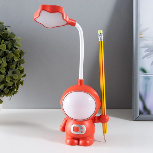 Настольная лампа «Астронавт» МИКС LED 3 Вт USB АКБ 9×7×21 см RISALUX