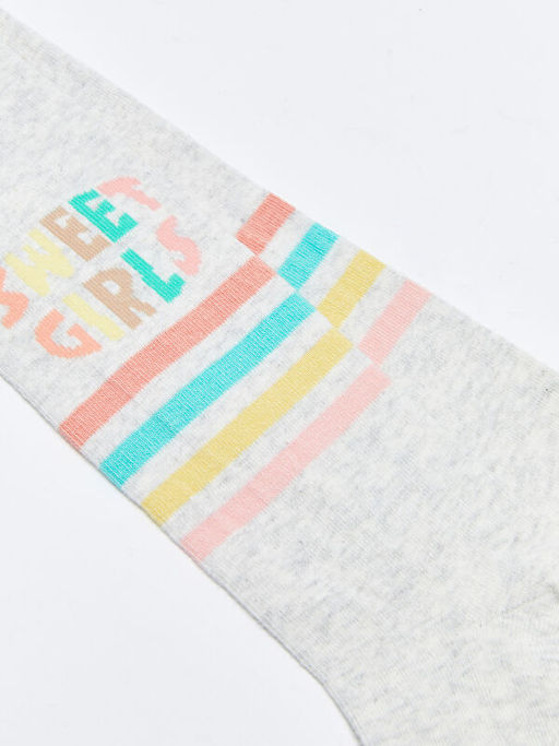 Desenli K?z ?ocuk K?lotlu ?orap