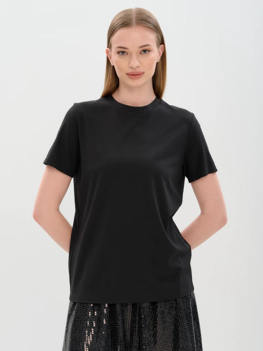 Футболка женская 12421-42014 black - Eleganzza фото 7