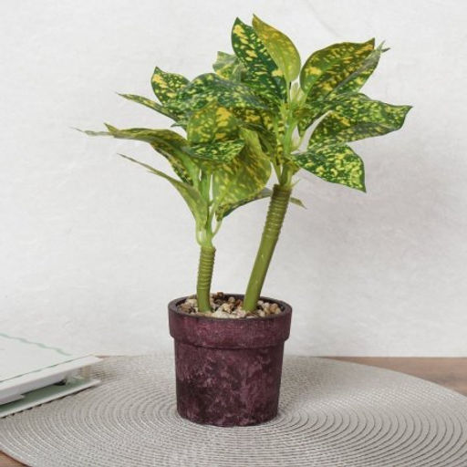 Цветочная композиция Зелень 26 см / 9090-14 /уп 12/72/ - Галеонтрейд фото 2