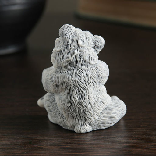 Фигурка «Медвежонок с рыбой», 6.5 см, МИКС