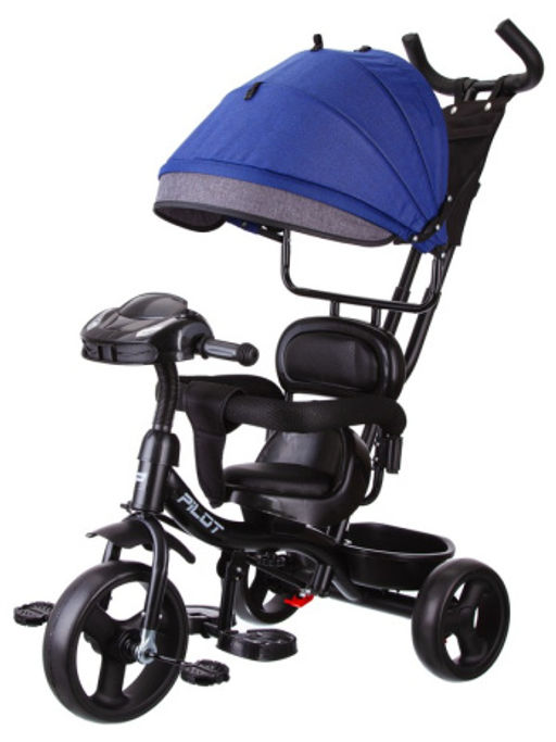 Велосипед трехколесный Pilot с ручкой управления