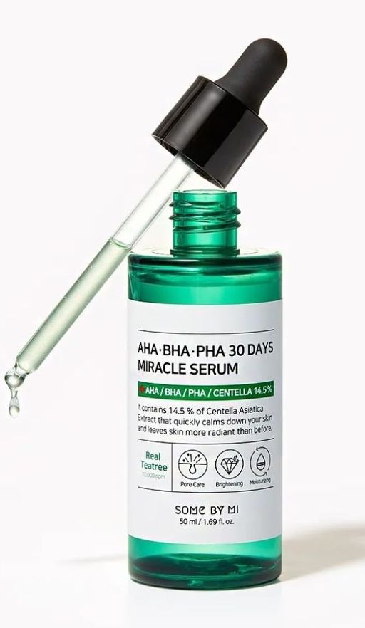 SOME BY MI AHA-BHA-PHA 30 DAYS MIRACLE SERUM LIGHT Лёгкая сыворотка для лица с кислотами  фото 2