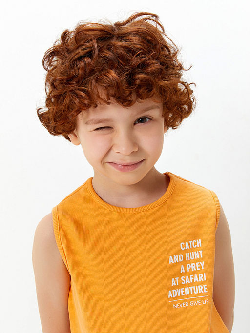 ACOOLA / Мaйка детская для мальчиков Raikoke светло-коралловый  фото 3