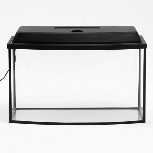 Аквариум Телевизор с крышкой, 65 литров, 60 х 33 х 35/40 см, чёрный - Пижон фото 2