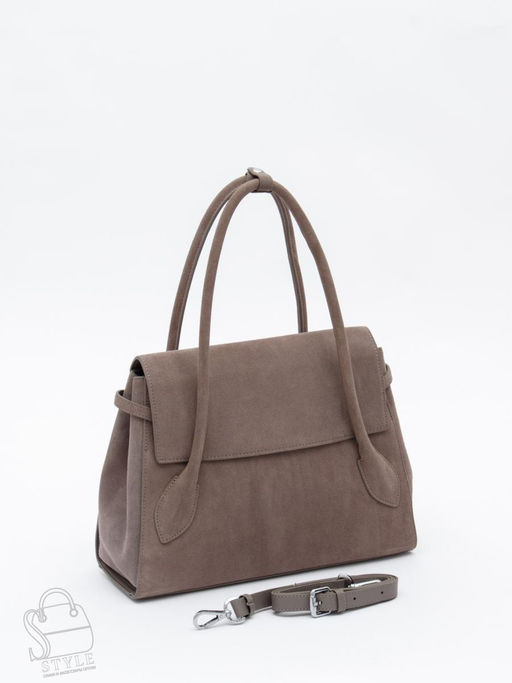 Сумка женская кожаная 2424YF apricot  Polina&Eiterou