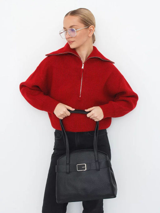 Сумка 58426 black Velina Fabbiana-Safenta