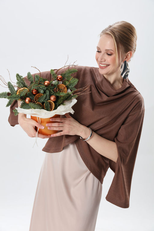 Костюм NIKVA н1015-1 капучино и крем-брюле  фото 6